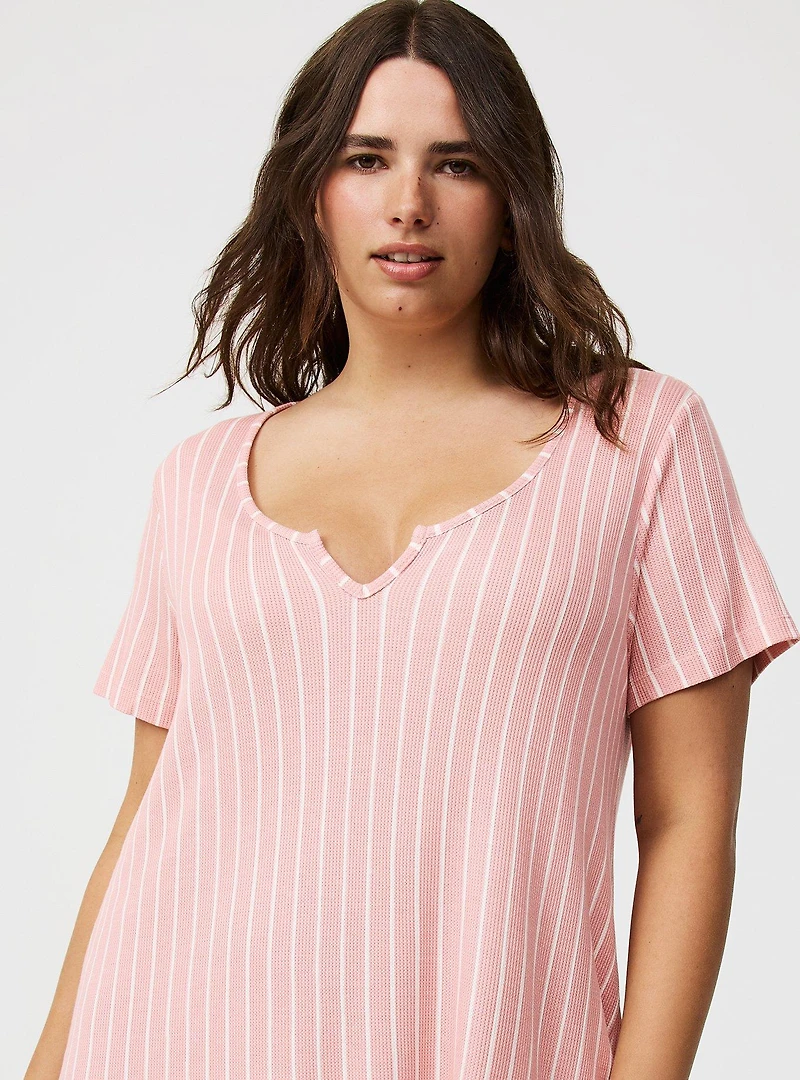 Waffle Sleep Tee Dress