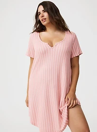 Waffle Sleep Tee Dress
