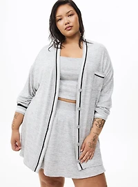 Hacci Striped Active Cardigan
