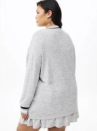 Hacci Striped Active Cardigan