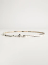 Western Rhinestone Belts 2-Pack