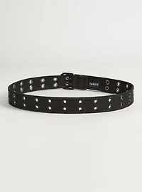 Canvas Grommet Denim Belt
