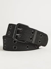 Canvas Grommet Denim Belt