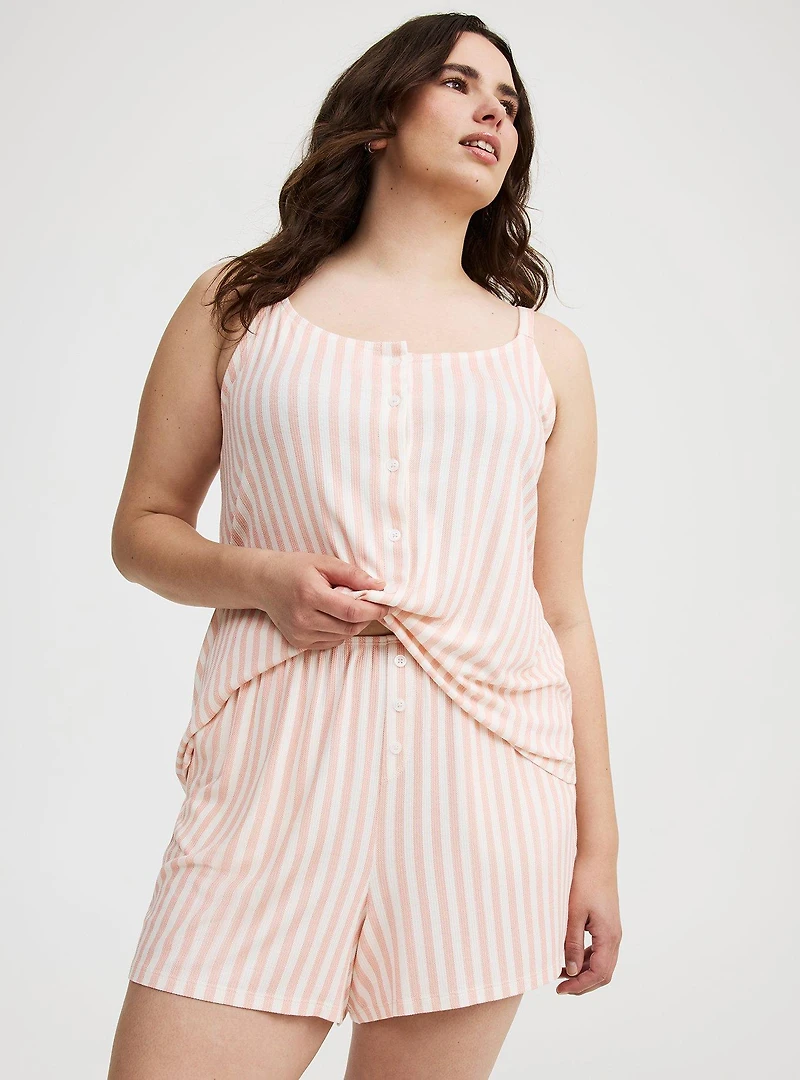 Super Soft Rib Boxer Sleep Short