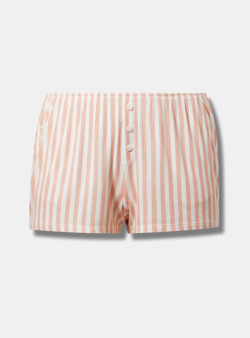 Super Soft Rib Boxer Sleep Short