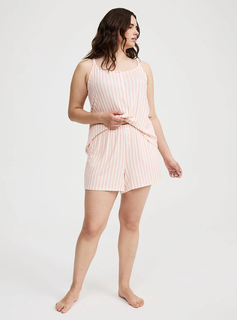 Super Soft Rib Boxer Sleep Short