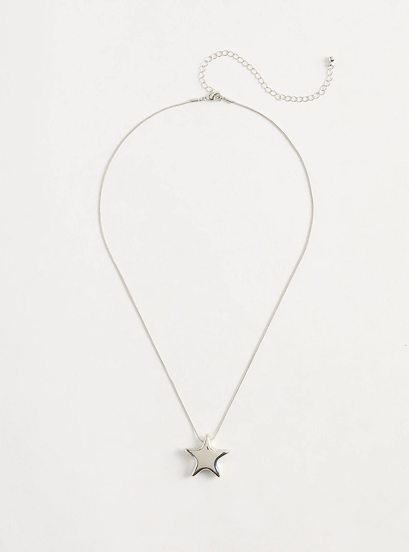 Puffy Star Necklace