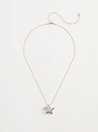 Puffy Star Necklace