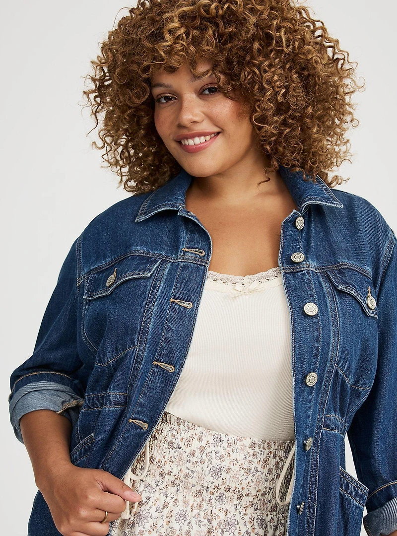 Vintage Rigid Denim Anorak
