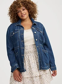 Vintage Rigid Denim Anorak