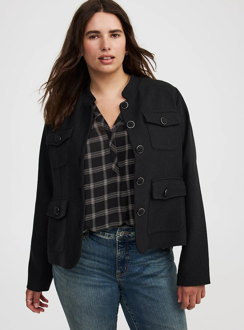 Tweed Pocket Jacket