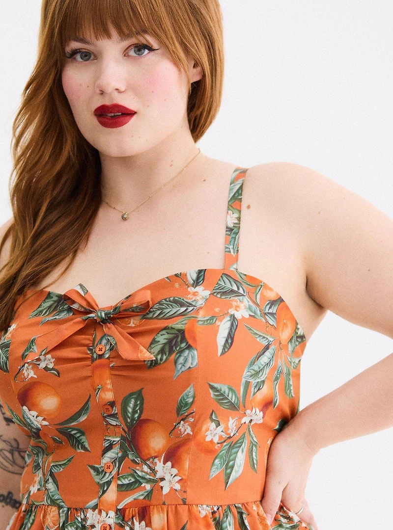 Retro Chic Peplum Sweetheart Top