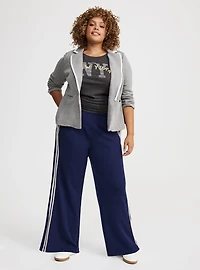 French Terry Peplum Blazer