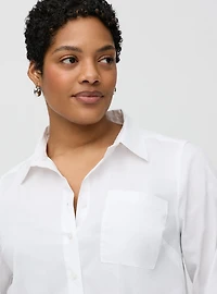 Lizzie Studio Poplin Button-Up Shirt