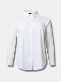 Lizzie Studio Poplin Button-Up Shirt