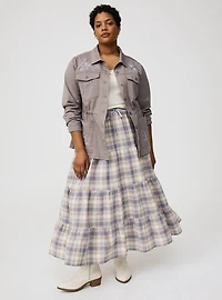 Twill Anorak Trucker Jacket