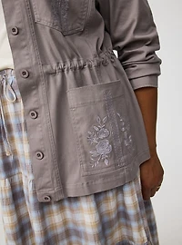 Twill Anorak Trucker Jacket