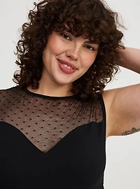 Foxy Mesh Sweetheart Tank