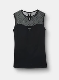 Foxy Mesh Sweetheart Tank