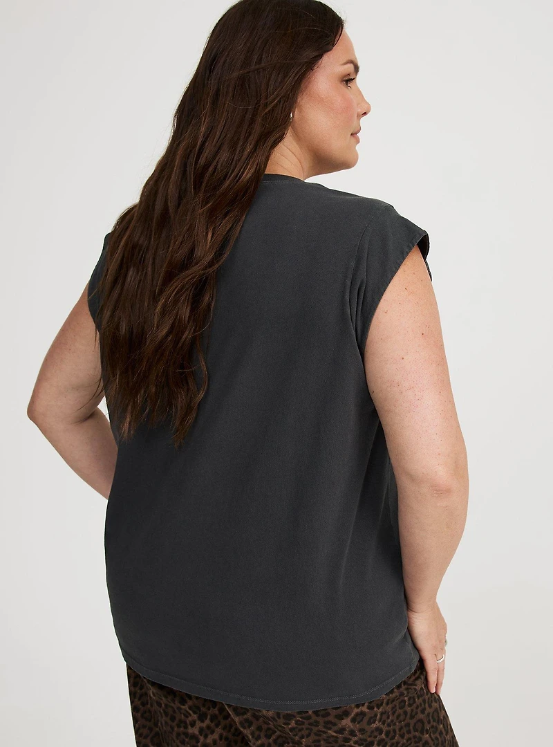 Crew Neck Dolman Tee