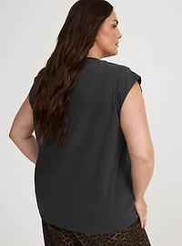 Crew Neck Dolman Tee