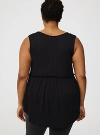 Shirred Tunic Tank