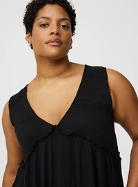 Shirred Tunic Tank