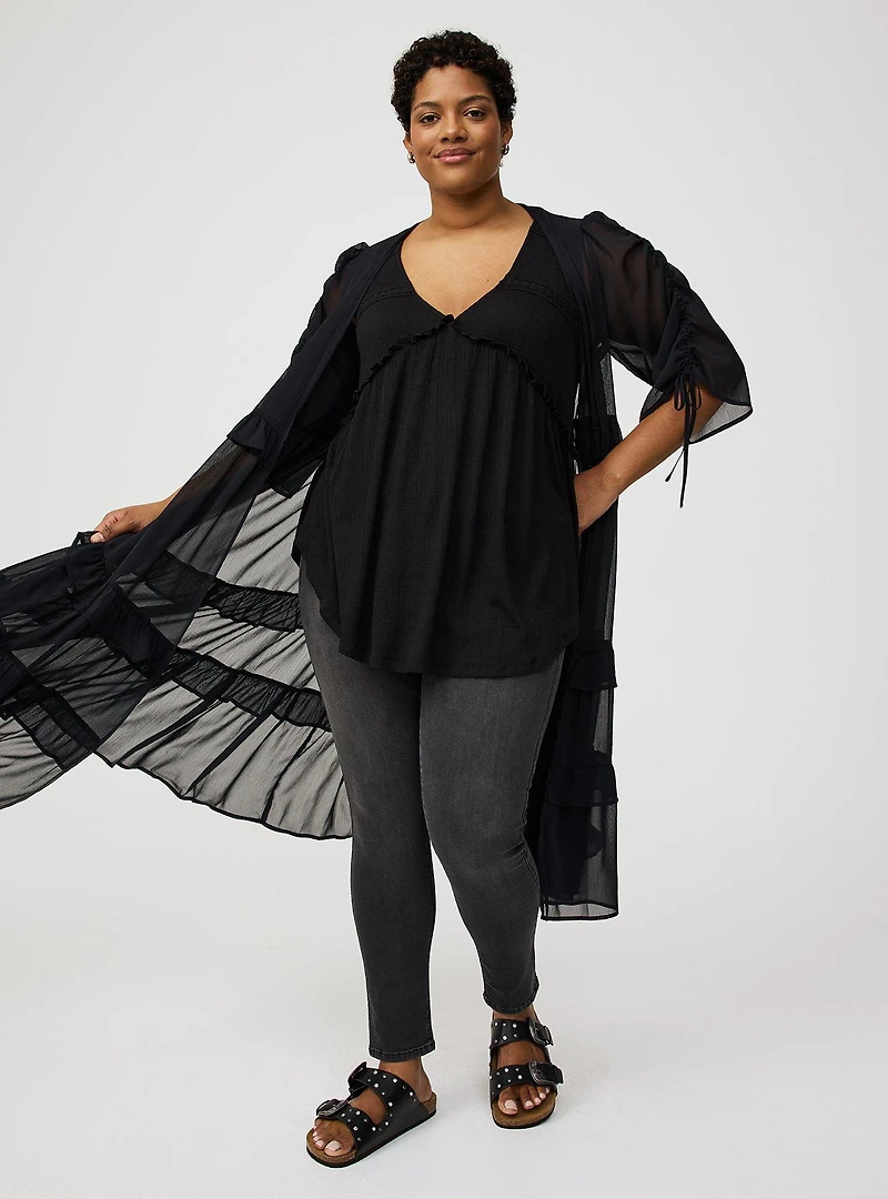 Shirred Tunic Tank