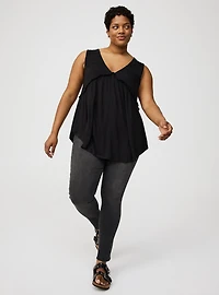 Shirred Tunic Tank