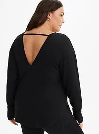 Lightweight French Terry Long Sleeve Active Top