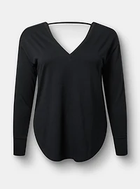 Lightweight French Terry Long Sleeve Active Top