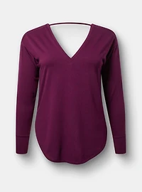 Lightweight French Terry Long Sleeve Active Top