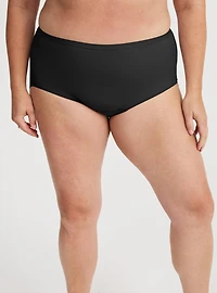 Microfiber Mid-Rise No Show Brief Panty