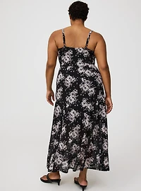 Double-Slit Maxi Dress
