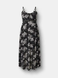 Double-Slit Maxi Dress
