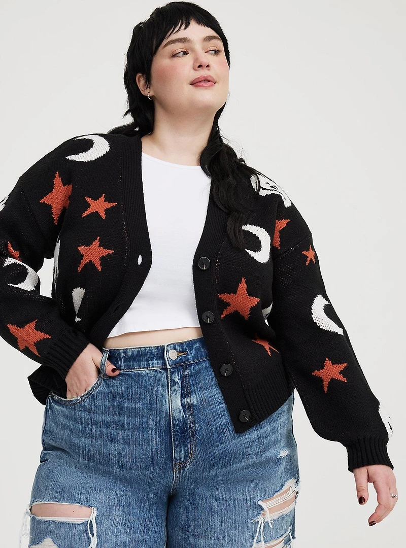 Halloween Button-Up Cardigan