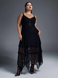 Nightfall Tiered Lace Maxi Dress