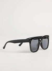 Angular Square Smoke Lens Sunglasses