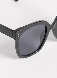Angular Square Smoke Lens Sunglasses