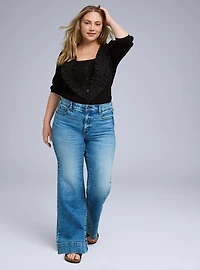 Belle Isle Ruffle Pullover Top