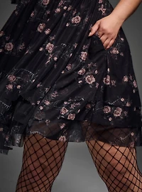 Nightfall Tiered Mini Dress