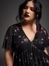 Nightfall Tiered Mini Dress