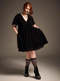 Nightfall Tiered Mini Dress