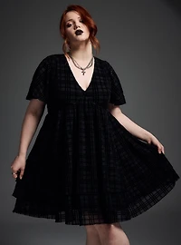 Nightfall Tiered Mini Dress