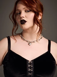 Nightfall Velvet Hook & Eye Cami