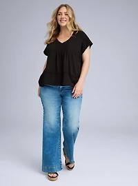 Belle Isle Smocked Trapeze Top