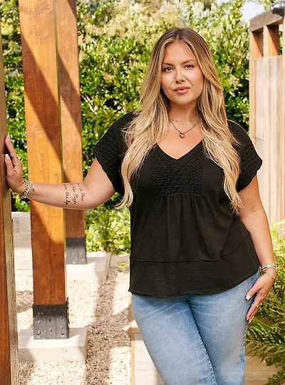 Belle Isle Smocked Trapeze Top