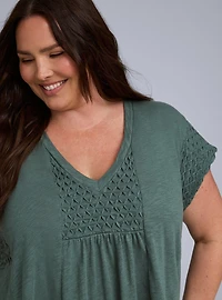 Belle Isle Pintuck Trapeze Top