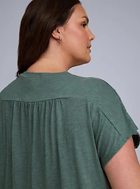 Belle Isle Pintuck Trapeze Top