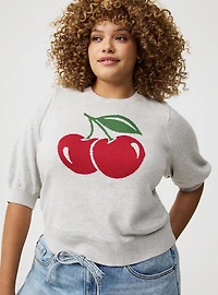 Cotton-Blend Crew Pullover Sweater